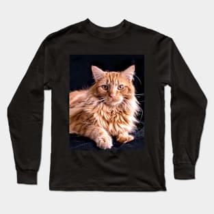 Big yellow cat Long Sleeve T-Shirt